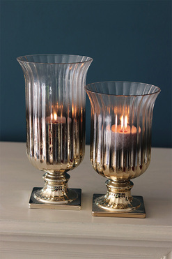 wazon szklany Goldina C, wym.25.5x15.5x15.5cm