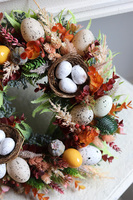 Kurnik, wielkanocny wianek z jajkami