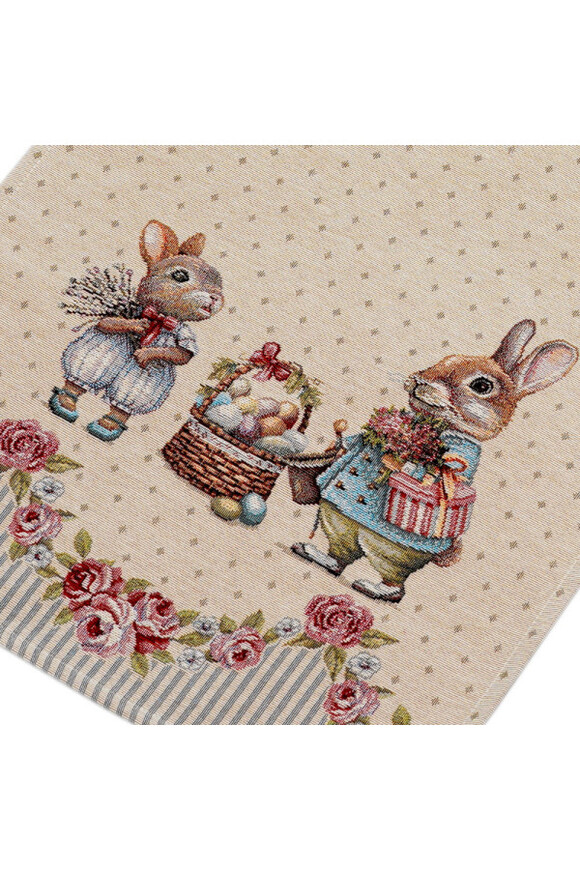 Bunny World, bieżnik gobelinowy