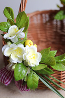 Franciszka, dekorowany koszyczek wielkanocny