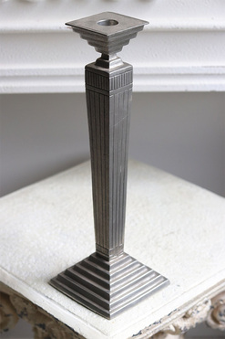 Egypt, metalowy świecznik, wys.33cm