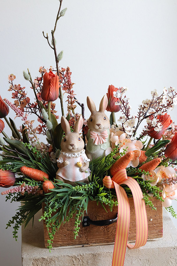 Cynamonovo, dekoracja wielkanocna w szufladzie