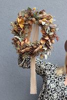 Pola i Łąki, dekoracyjny wianek z suszem