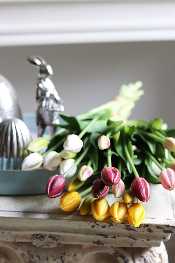 bukiet tulipanów silikonowych Aprill Yellow