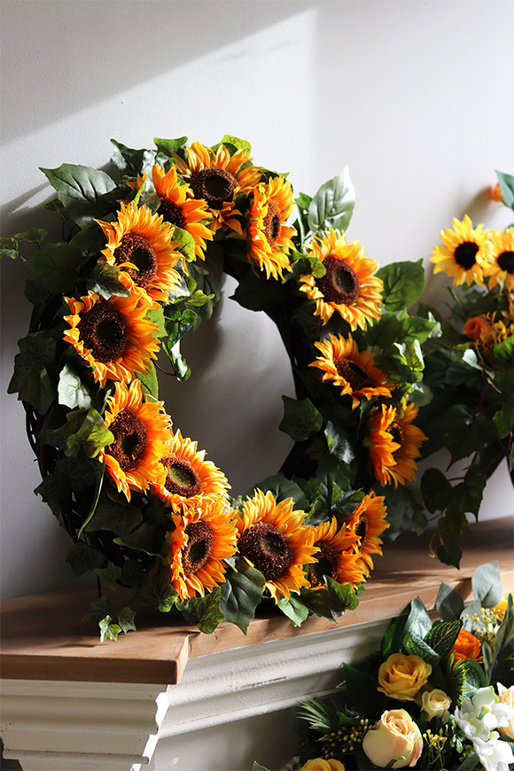 wianek ozdobny Słoneczniki Nowe