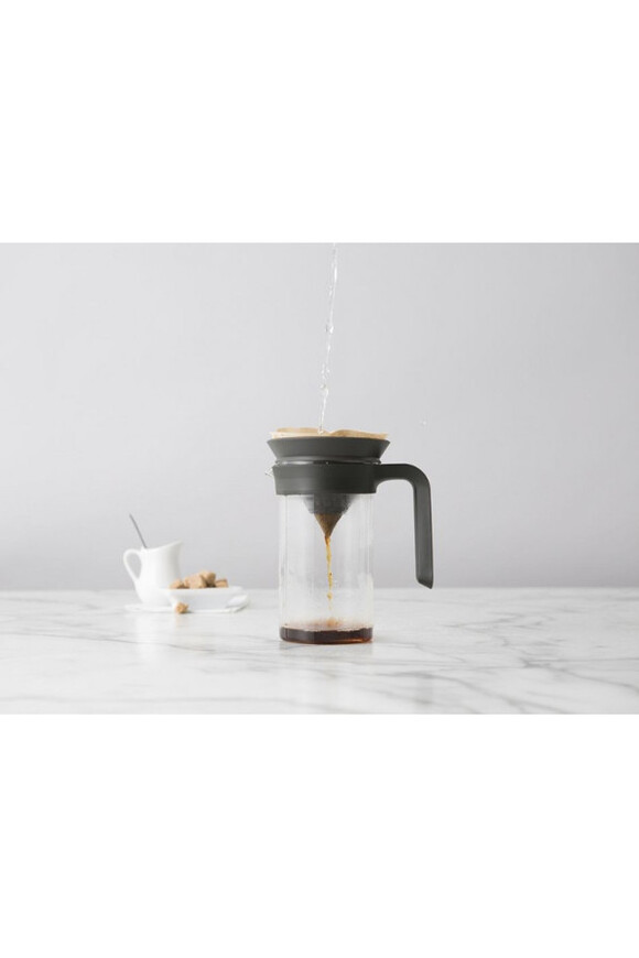 French Press 3w1, zaparzacz tłokowy przelewowy dzbanek