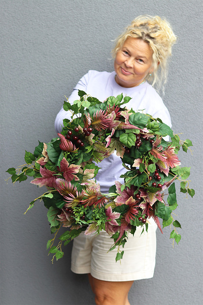 Jesienna Bonita, jesienny wianek na drzwi