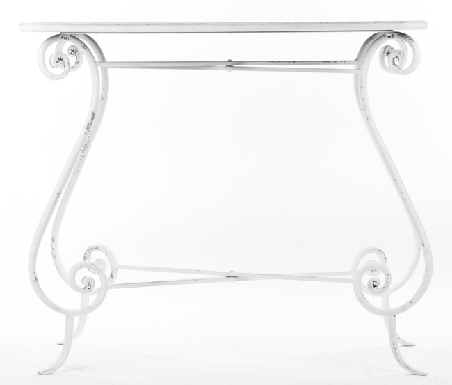 stolik Deluxe White, wym.79x90x48cm