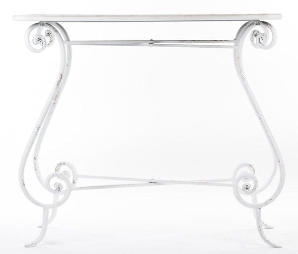 stolik Deluxe White, wym.79x90x48cm