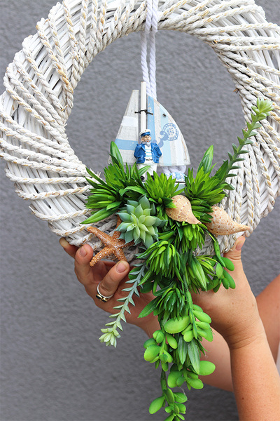 Mare, marynistyczny wianek na ścianę