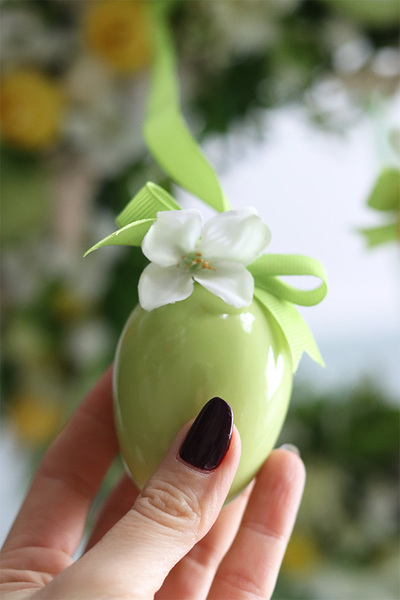 bogaty wianek sufitowy, Wielkanocna Radość, śr.45cm 