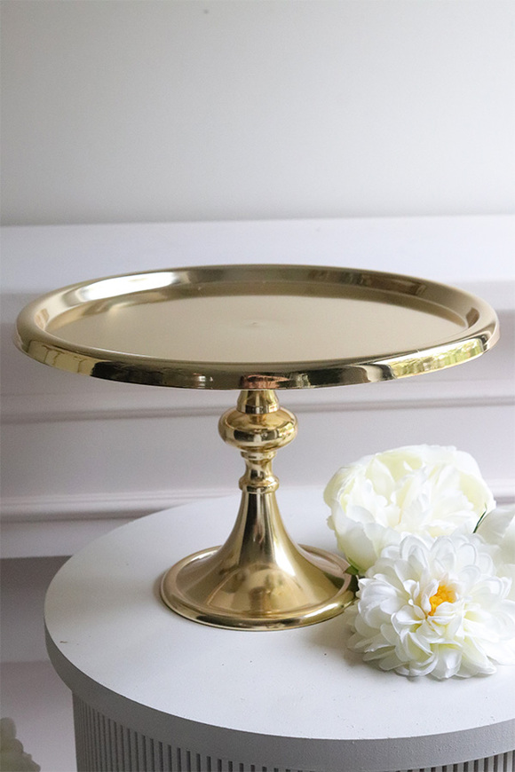 Lux Villa Gold Sweetie, patera na nodze z kloszem