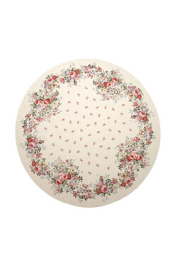 English Rose, obrus gobelinowy serweta okrągła, śr.165cm