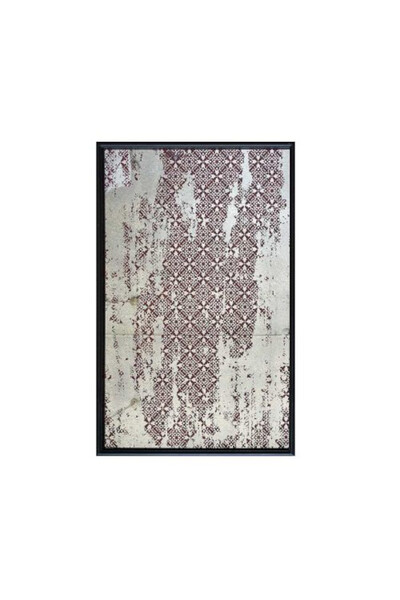 Vintage obraz szklany B