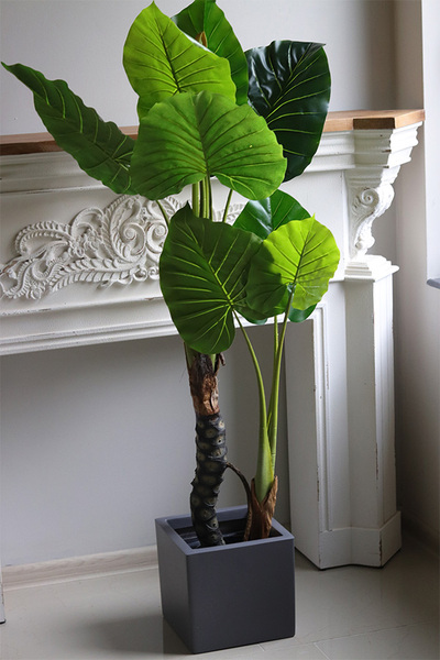 Filodendron Concrete, sztuczna roślina w doniczce