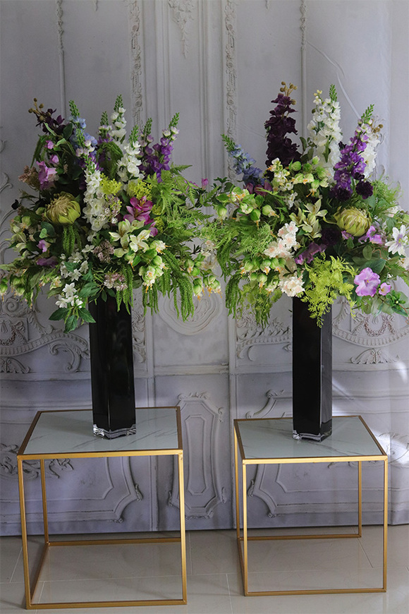 Imperial Elegance, ogromny bukiet w wysokim wazonie