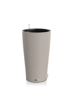 Cilindro Cottage, donica z nawadnianiem, piaskowy, wym.41x23cm