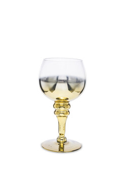 Montrachet Gold A, złoty świecznik kielich, wys.20cm