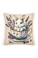 Bunny Cup wielkanocna poszewka gobelinowa dwustronna