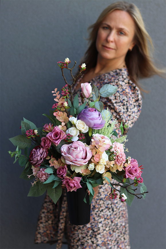 Georita, bukiet nagrobny we wkładzie