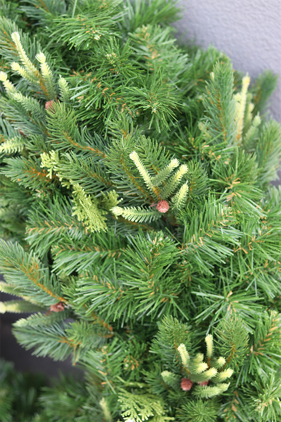 Sopot Green, ogromny zielony wianek świąteczny XXL