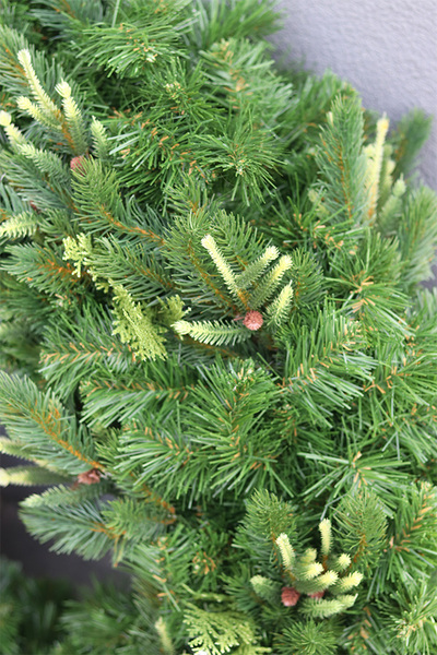 Sopot Green, ogromny zielony wianek świąteczny XXL