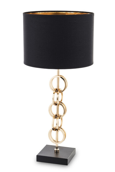 Chain Black, elegancka lampa stołowa