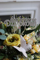 Dzień Babci i Dziadka Primavera, wiosenny flowerbox, wym.29x30cm