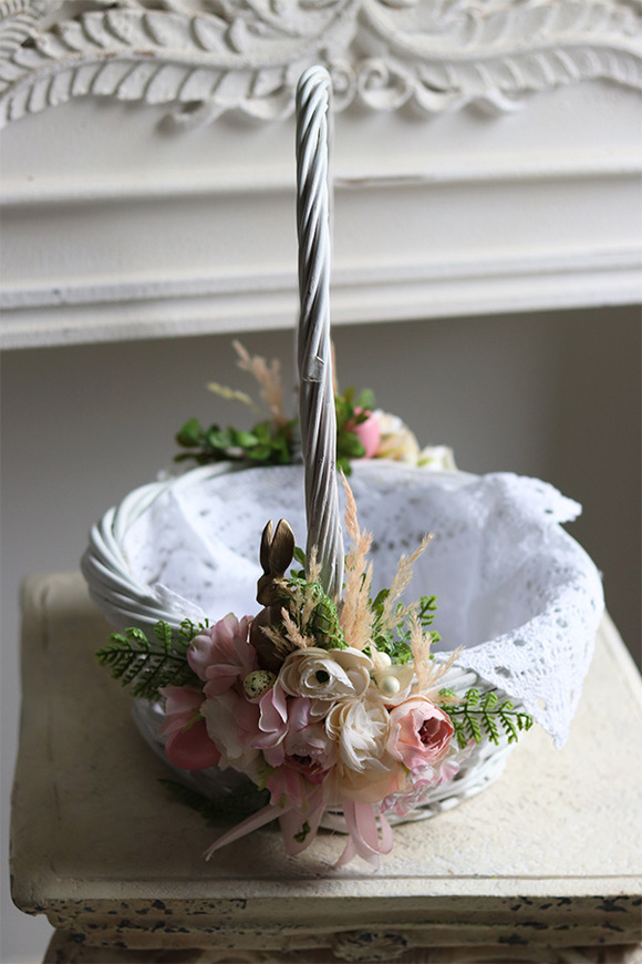 Belladonna, dwustronnie dekorowany koszyczek wielkanocny