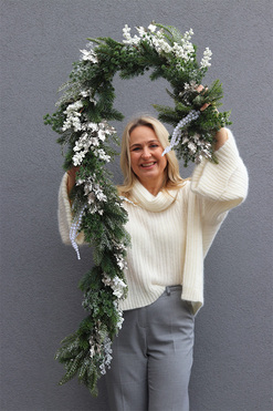 KOPIA LALUNA Winter Home, zimowa girlanda dekoracyjna, dł.170cm