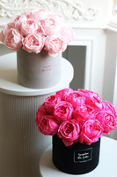 Soap Opera Light Pink, flowerbox na walentynki z mydlanymi kwiatami