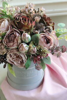 Gloriana Cappuccino, flowerbox welurowy