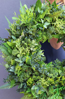 Greento, zielony wianek ozdobny, śr.60cm 