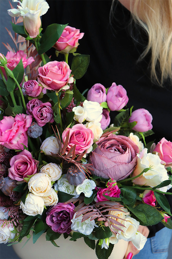 Freggato Pink Big, kompozycja kwiatowa