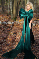 Velvet Papillon, welurowa kokarda pluszowa XXL