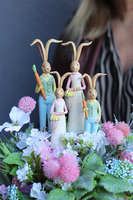 Easter Family Piano, stroik wielkanocny z zajączkami