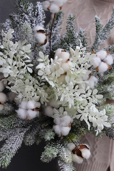 Moko Winter 2, elegancki zimowy bukiet, dł.60cm