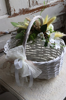 dekorowany koszyczek wielkanocny, Jedruta, wys.22cm 