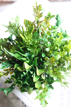 Minimalism Sukulenty Saute, zielona dekoracja do twojej donicy, wym.15/25x26cm