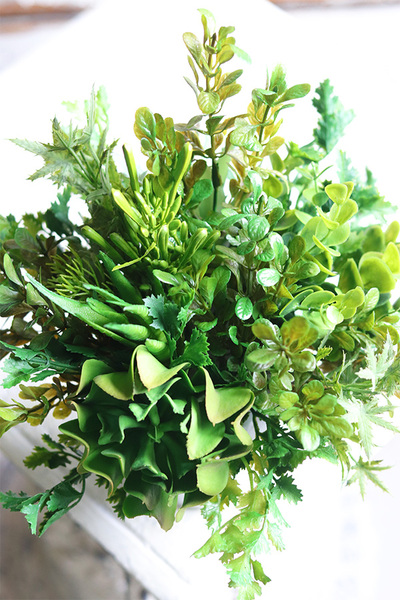 Minimalism Sukulenty Saute, zielona dekoracja do twojej donicy