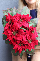 Gwiazda Betlejemska Madleine, wysokiej jakości sztuczna roślina w donicy