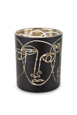 lampion świecznik Pablo 1, wym.10x8.5x8.5cm