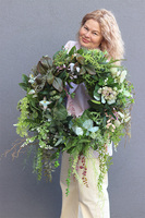 Green Dekorite, zielony wianek na drzwi