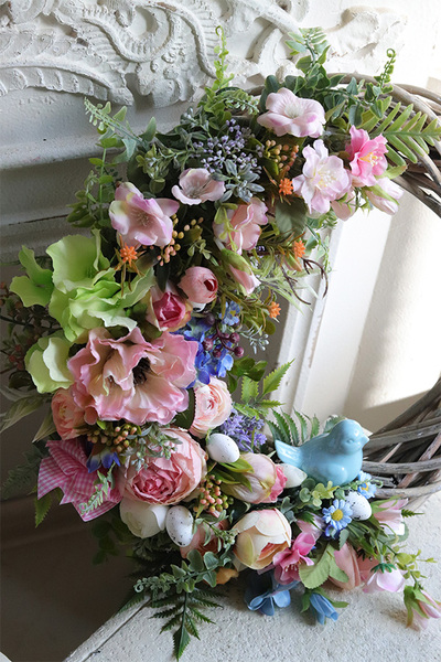 Ptasia Kraina 2, asymetryczny wianek na drzwi