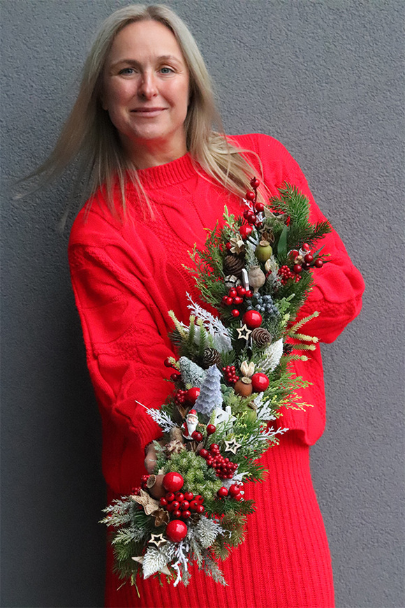 Klasyczny Dom, girlanda świąteczna