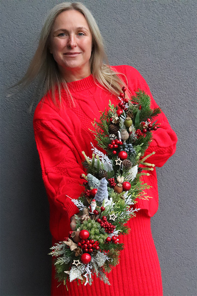 Klasyczny Dom, girlanda świąteczna