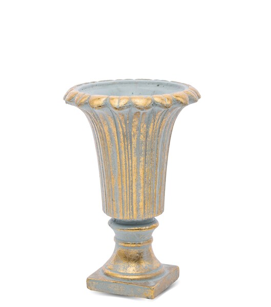 Antique Gold A, cementowy puchar, wym.23x16x16cm