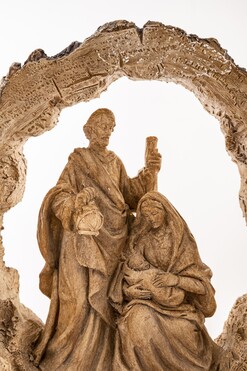 Szopka Wood C, świąteczna figurka dekoracyjna, wys.20cm  