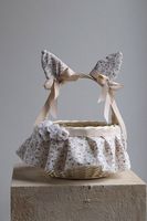 Baletnica Beige, dekorowany koszyczek wielkanocny