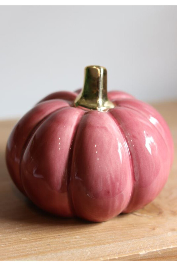 Pumpkin, dekoracyjna dynia ceramiczna, wym.11x9cm